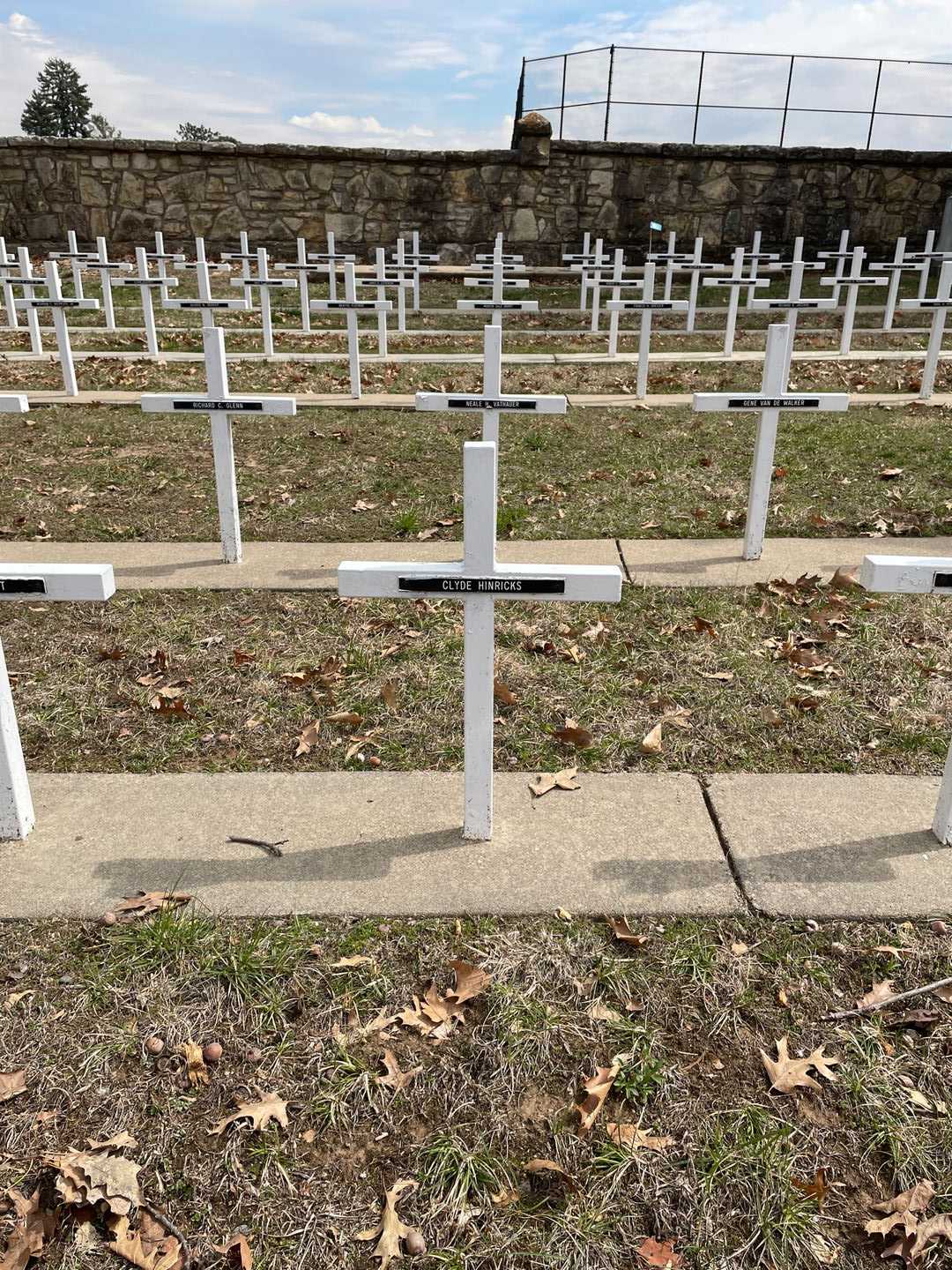 Clyde Hinricks's grave. Photo 2
