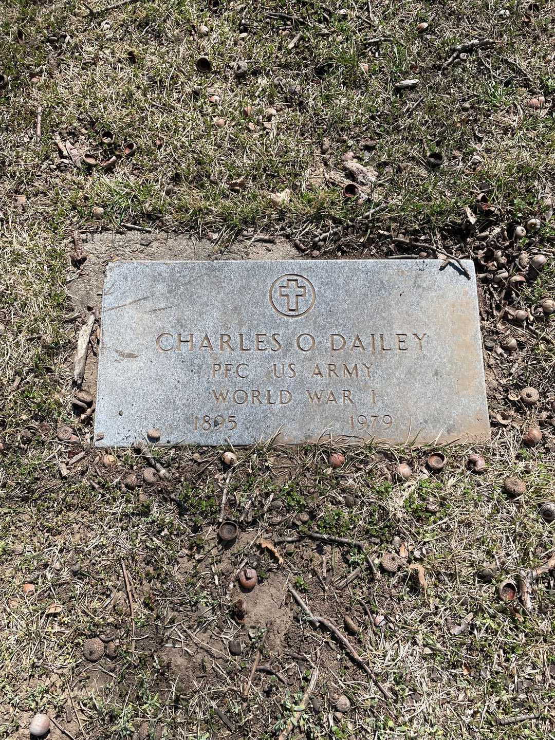 Charles O. Dailey's grave. Photo 3