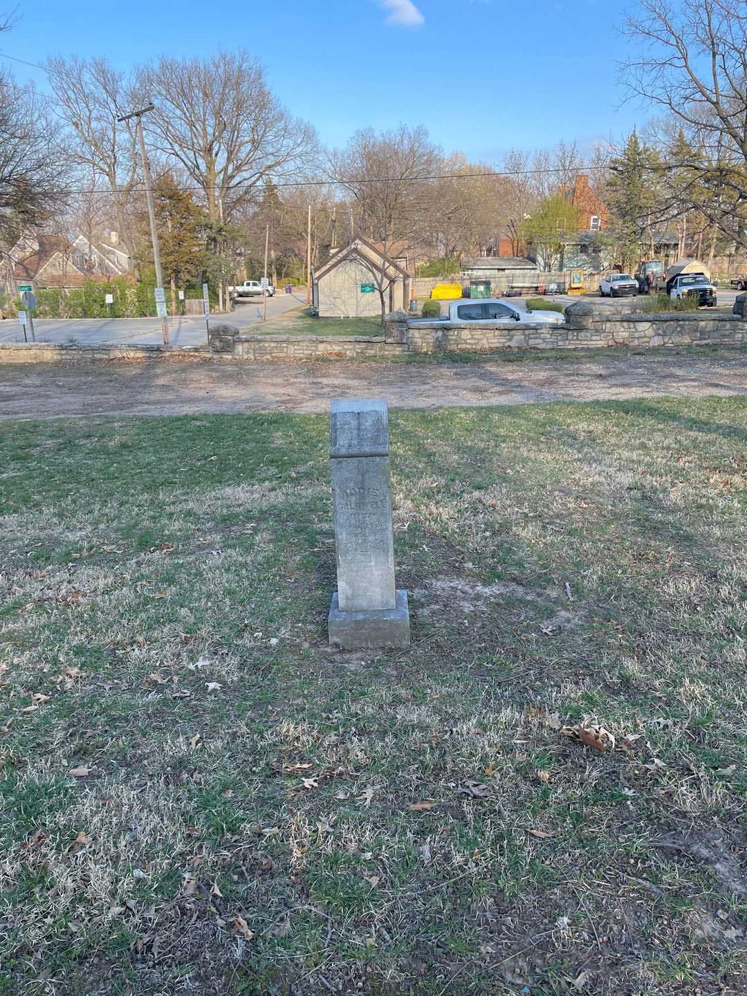 Adelaide "Addie" Caldwell's grave. Photo 2