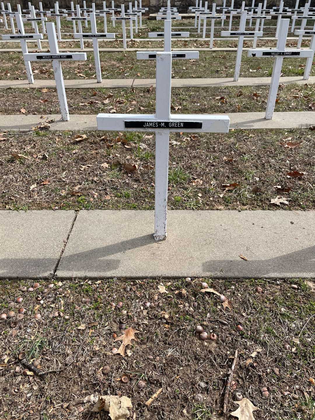 James M. Green's grave. Photo 3