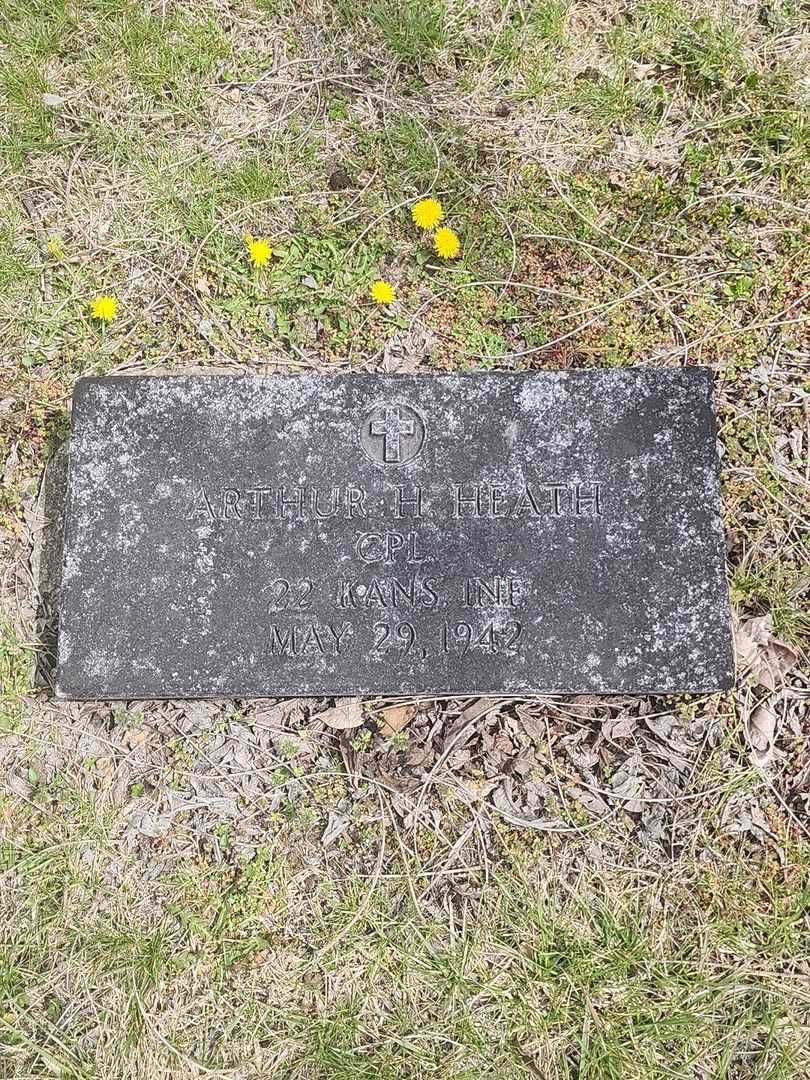 Arthur H. Heath's grave. Photo 3