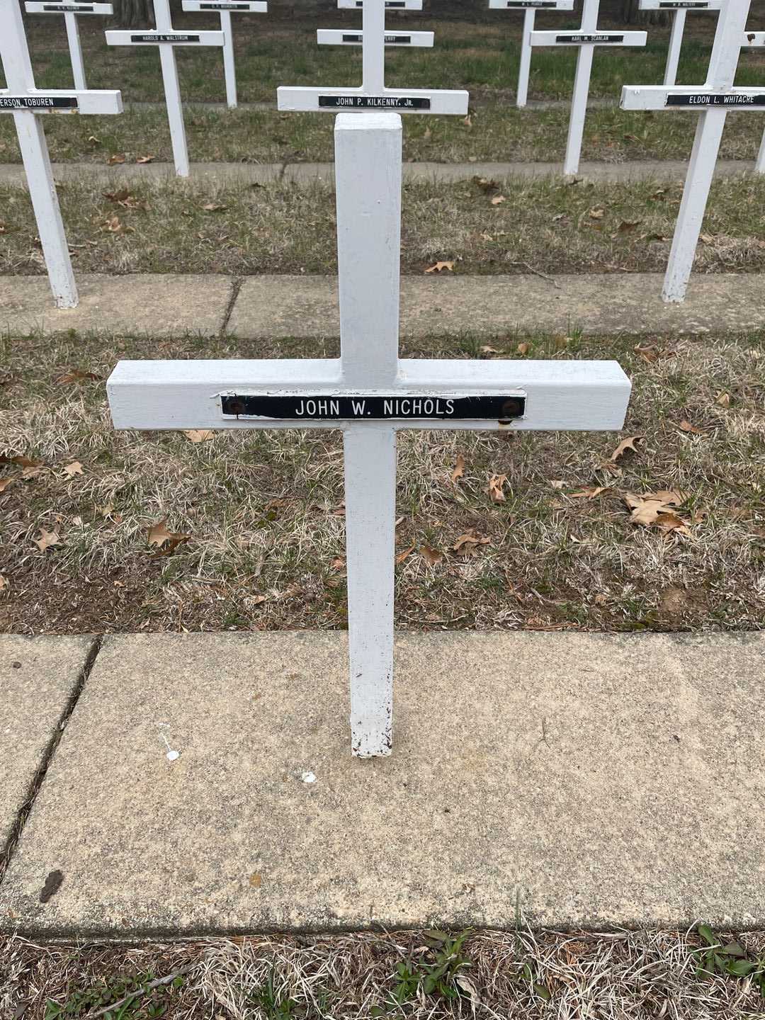 John W. Nichols's grave. Photo 3