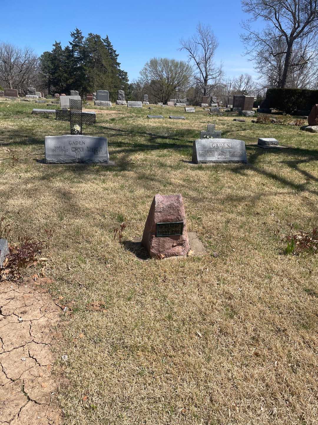 Fanny Rachael E. Dale's grave. Photo 2