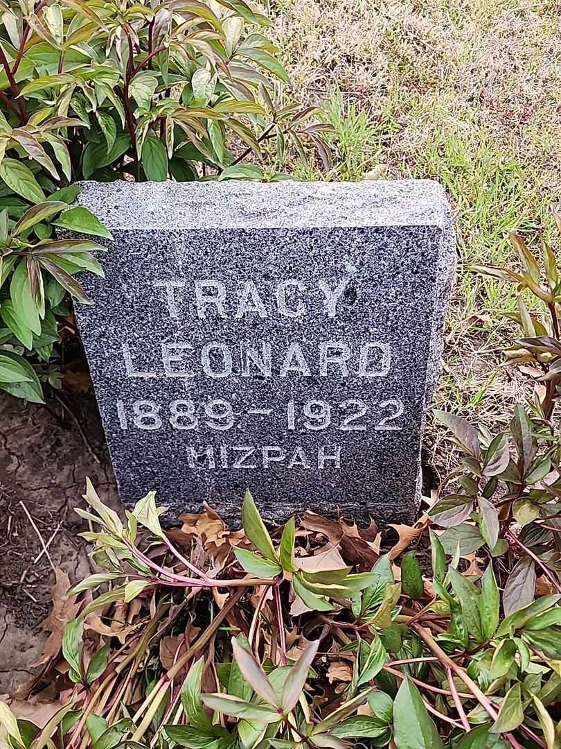 Tracy Leonard's grave. Photo 3