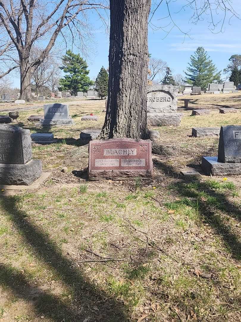 Missus/Madam Agnes MacGregor Blachly's grave. Photo 2