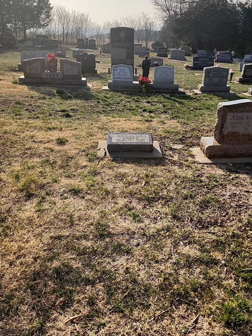 Gertrude Viola LaClair's grave. Photo 2