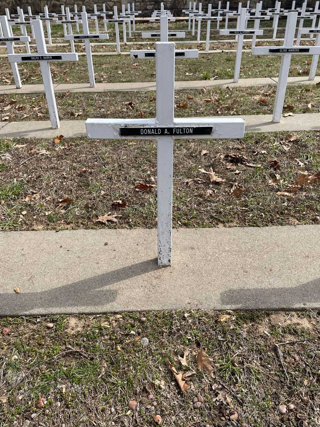 Donald A. Fulton's grave. Photo 3