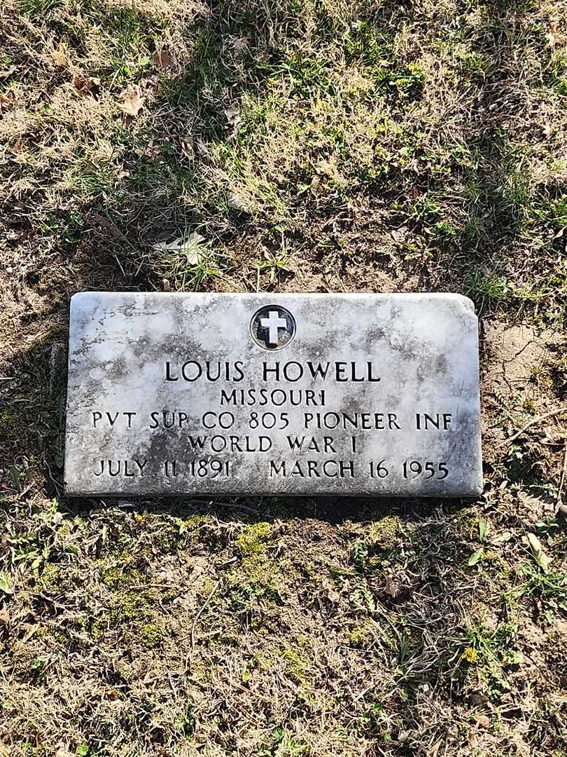 Louis R. Howell's grave. Photo 3