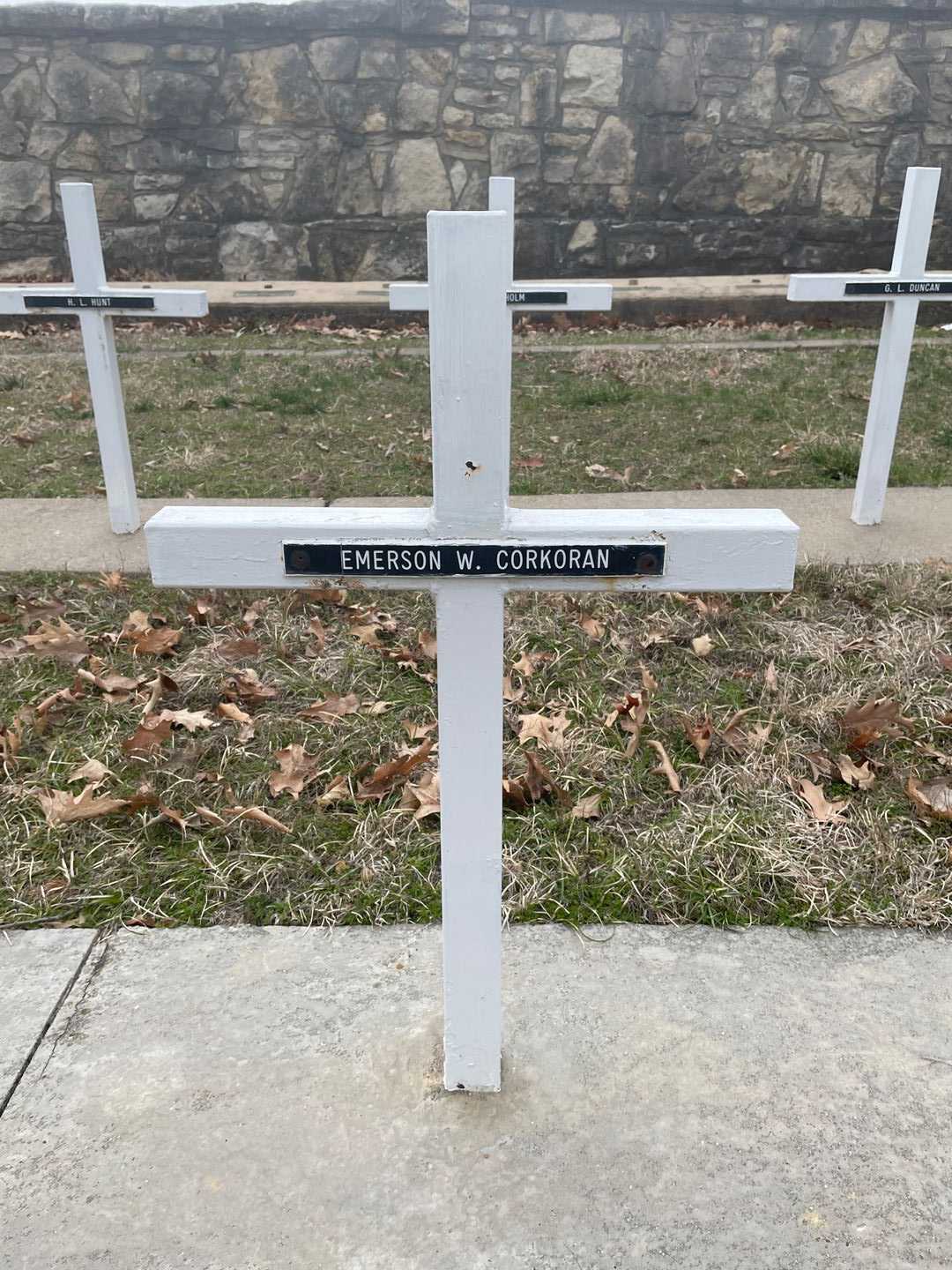 Emerson W. Corkoran's grave. Photo 3