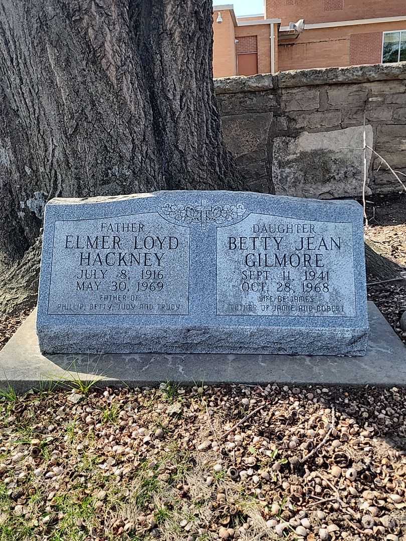 Elmer Loyd Hackney's grave. Photo 1