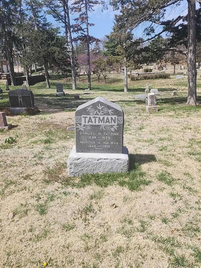 Martha A. Tatman's grave. Photo 2