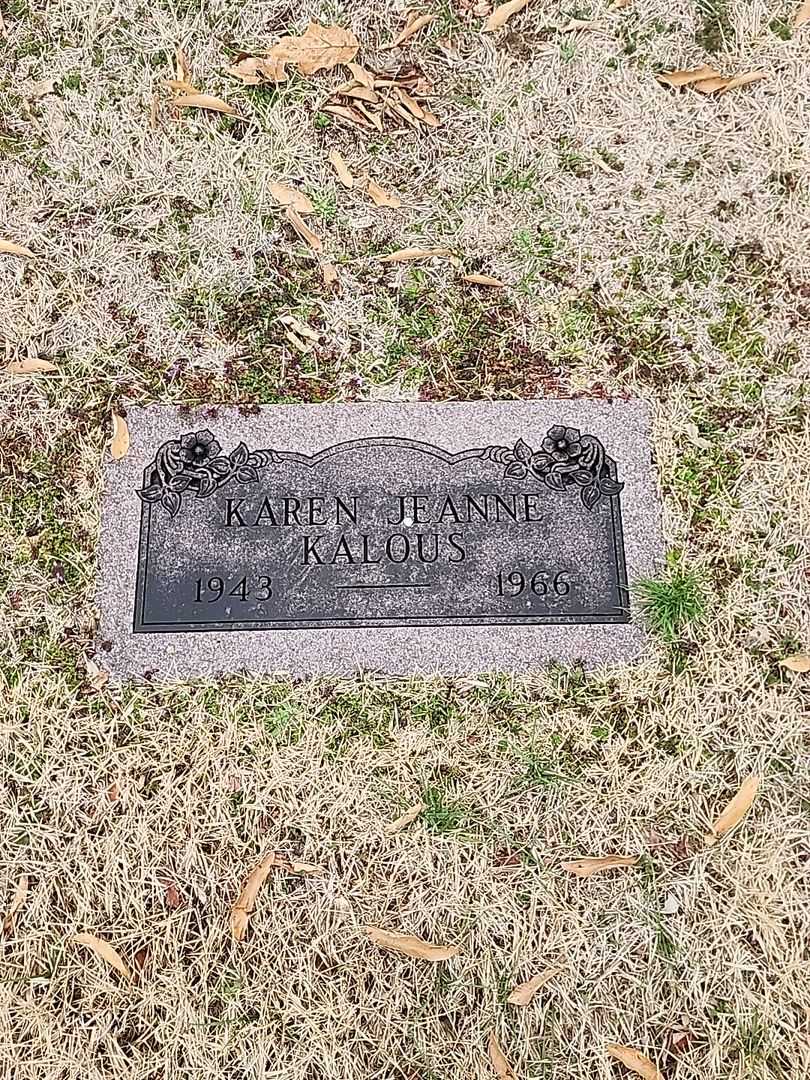 Karen Jeanne Kalous's grave. Photo 1