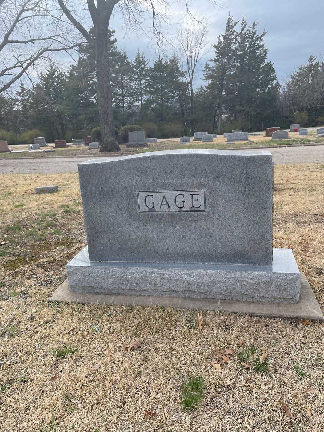 Faye Vivian Gage's grave. Photo 1