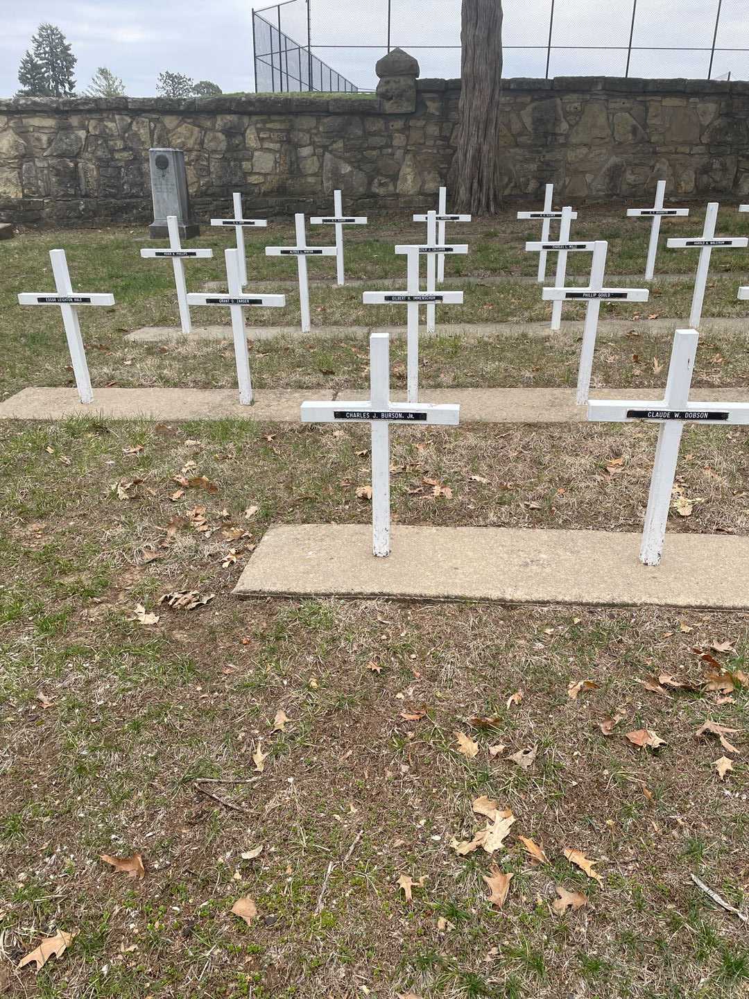 Charles J. Burson Junior's grave. Photo 2