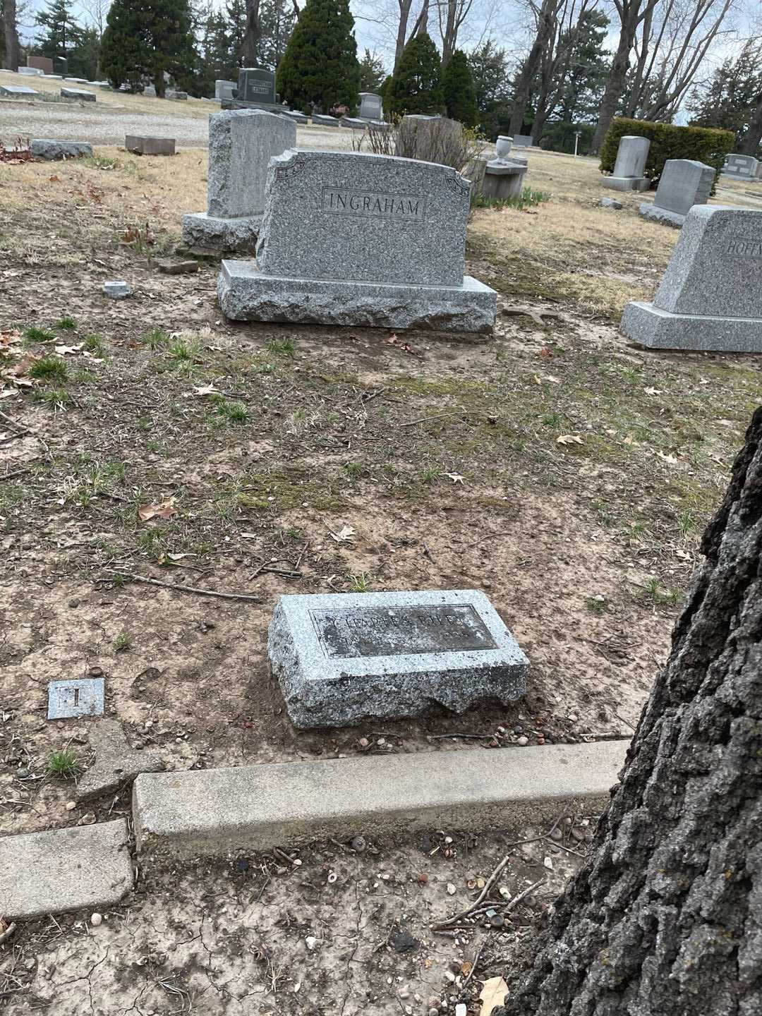 Charles Riley Ingraham's grave. Photo 2