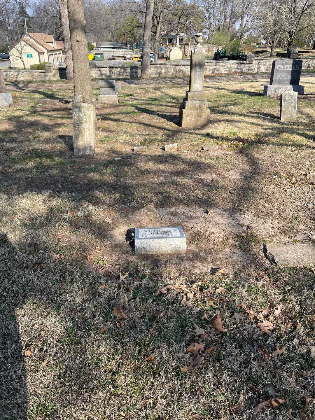 William A. Harrison's grave. Photo 2