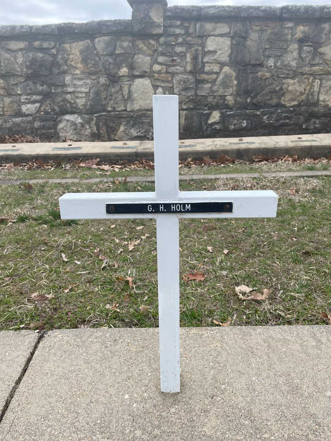 G. H. Holm's grave. Photo 3