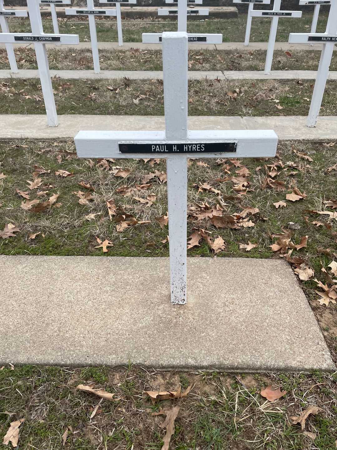 Paul H. Hyres's grave. Photo 3