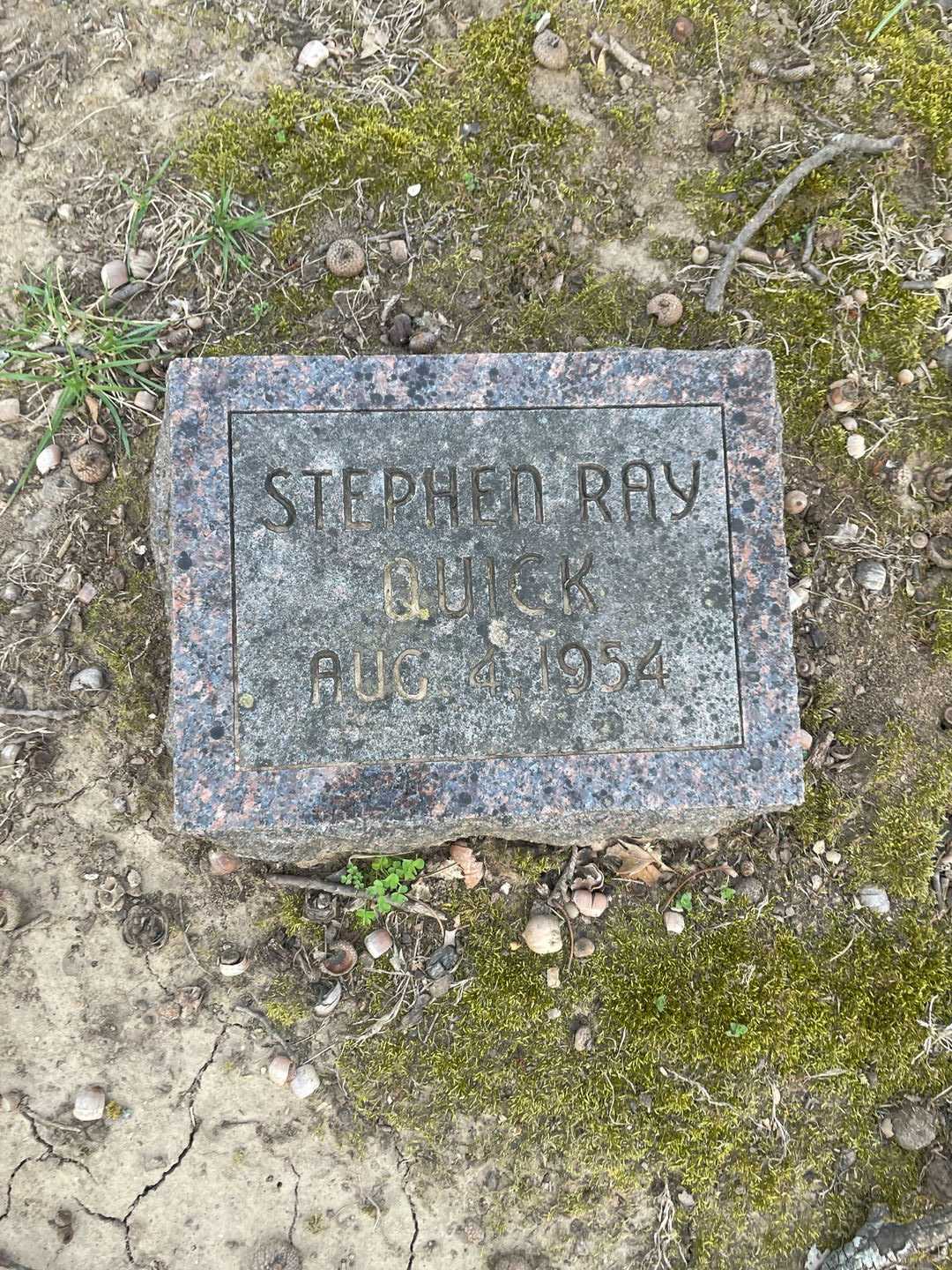 Stephen Ray Quick's grave. Photo 3