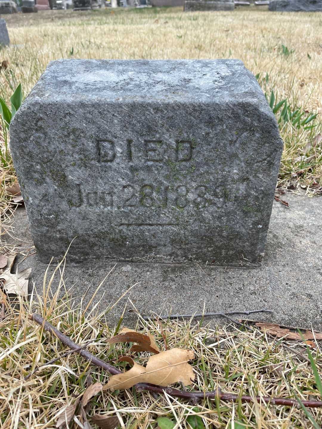 Jesse Ingraham's grave. Photo 3
