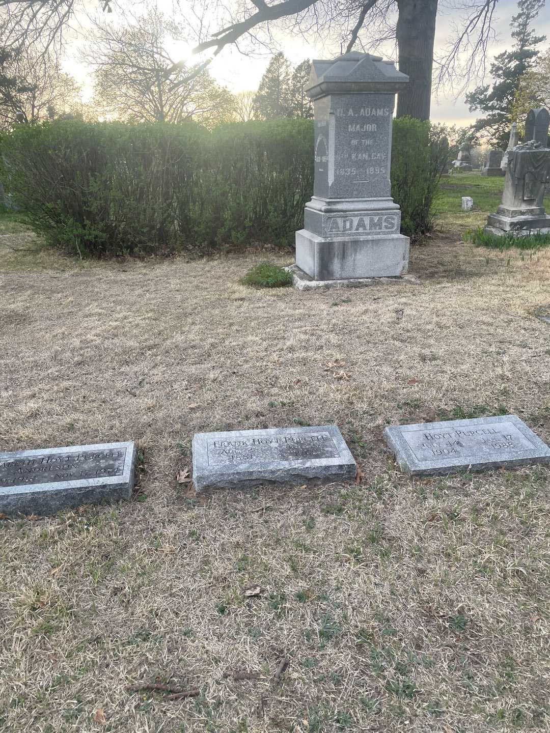 Frank Hoyt Purcell's grave. Photo 2