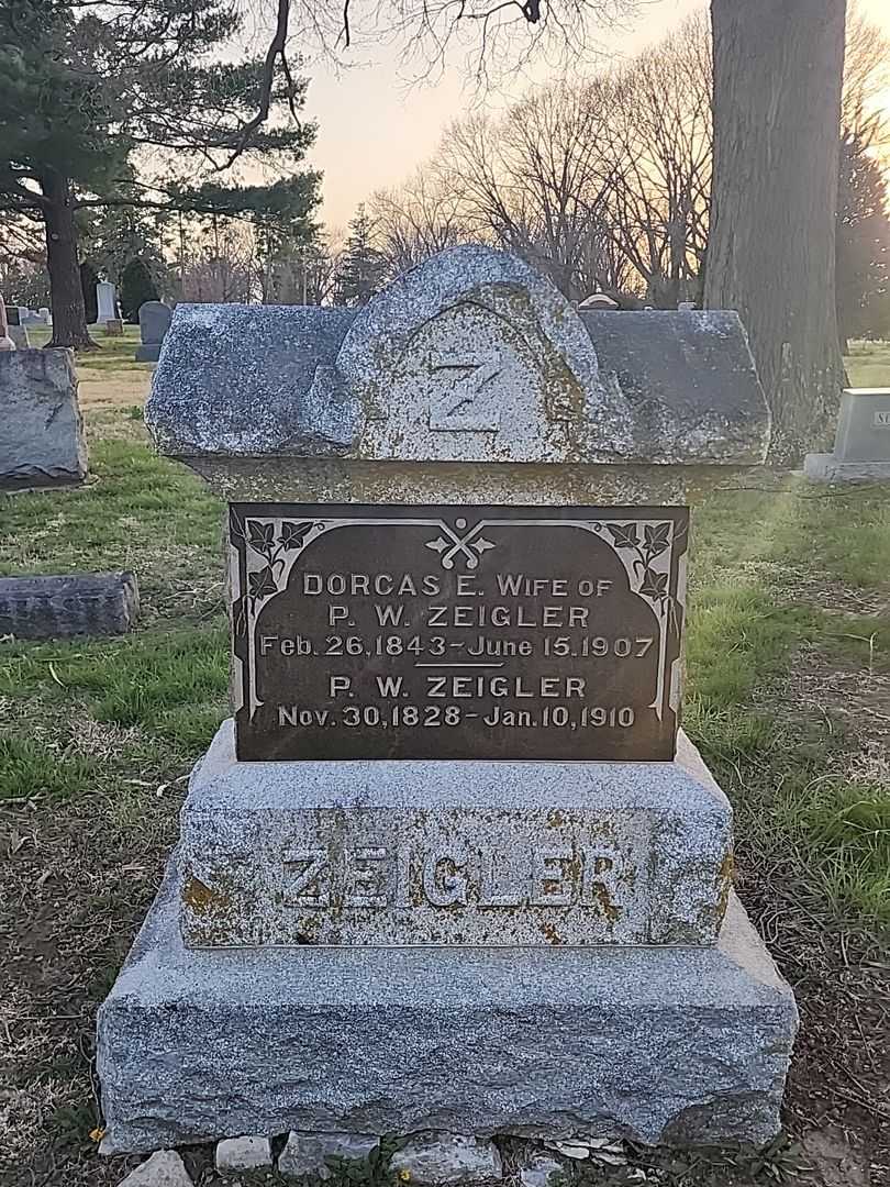 Dorcas E. Zeigler's grave. Photo 3