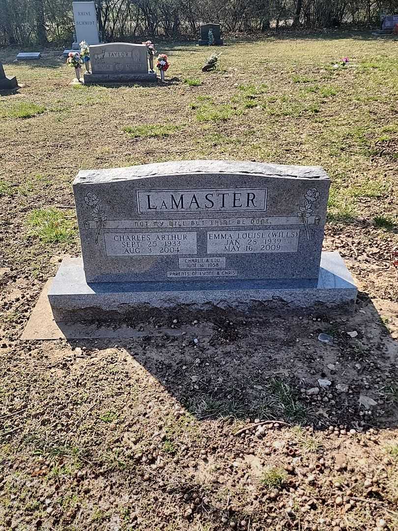 Charles Arthur LaMaster's grave. Photo 1