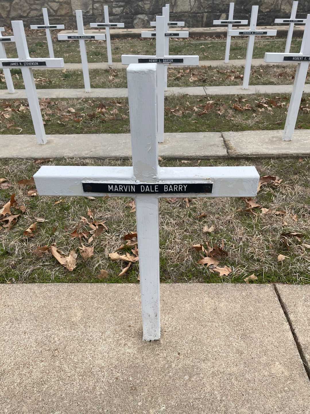 Marvin Dale Barry's grave. Photo 3