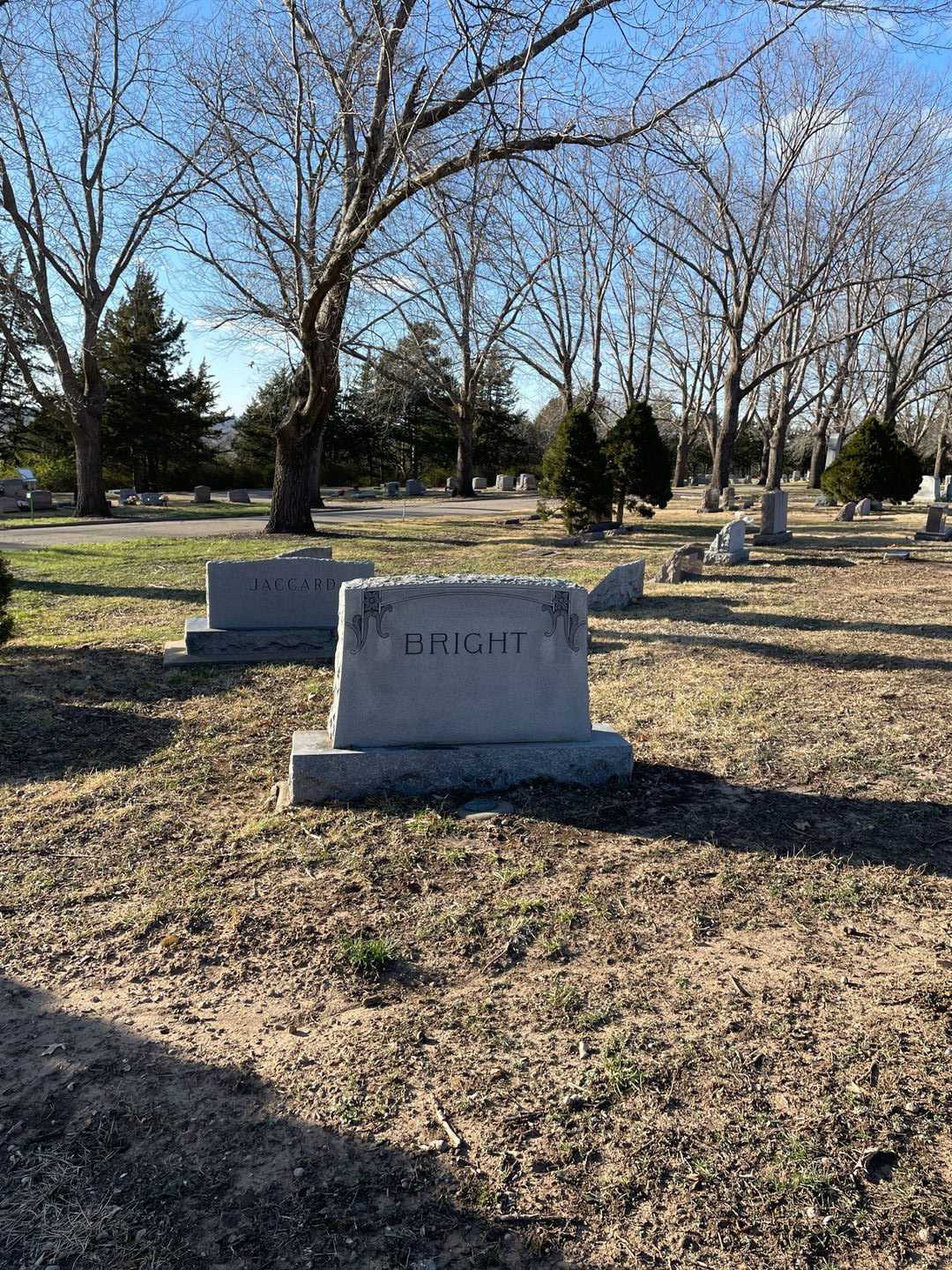 Clarence Roy Jaccard's grave. Photo 1
