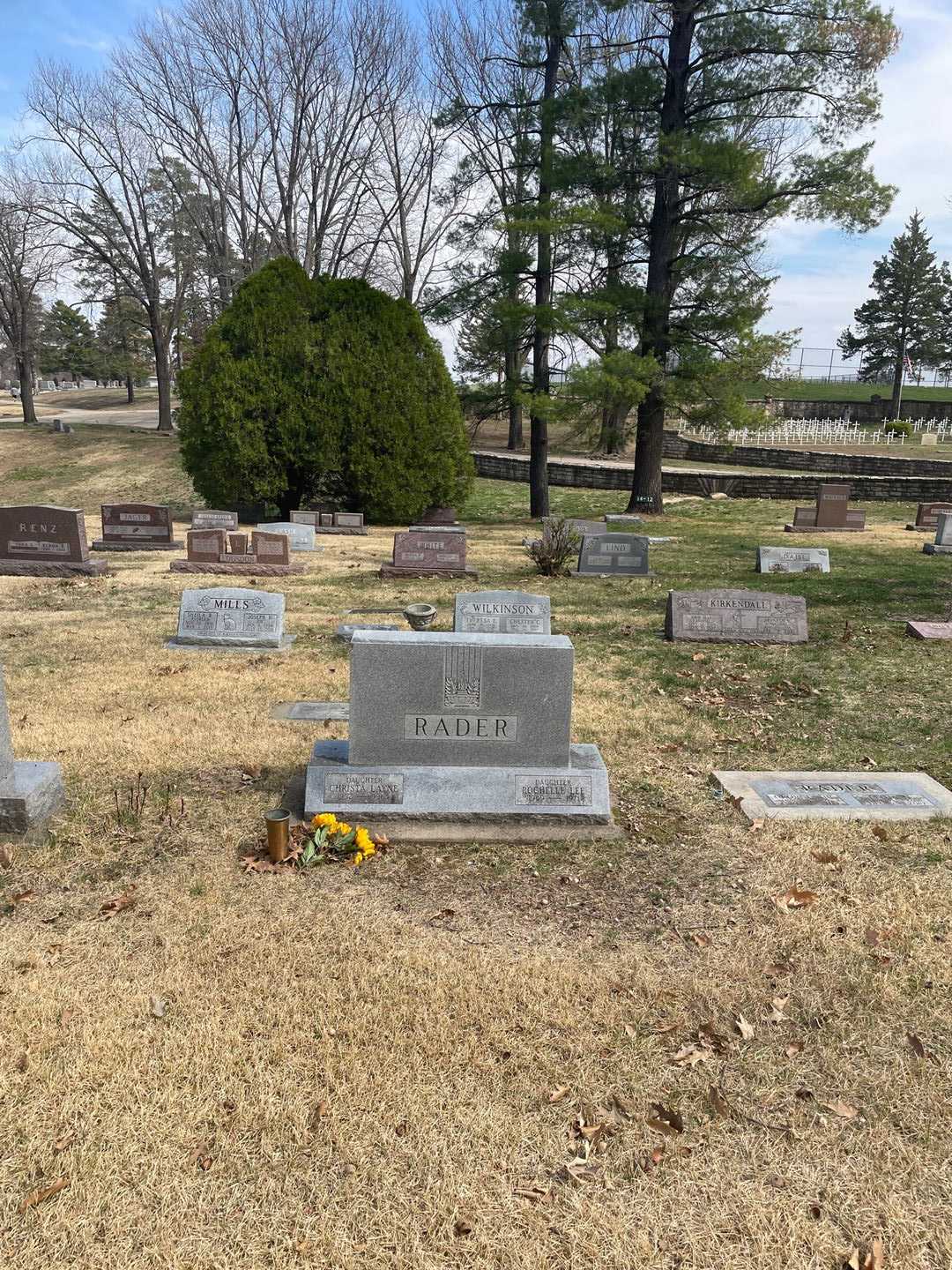 Christa Layne Rader's grave. Photo 2
