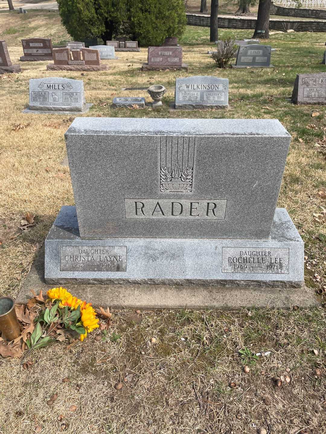 Christa Layne Rader's grave. Photo 1