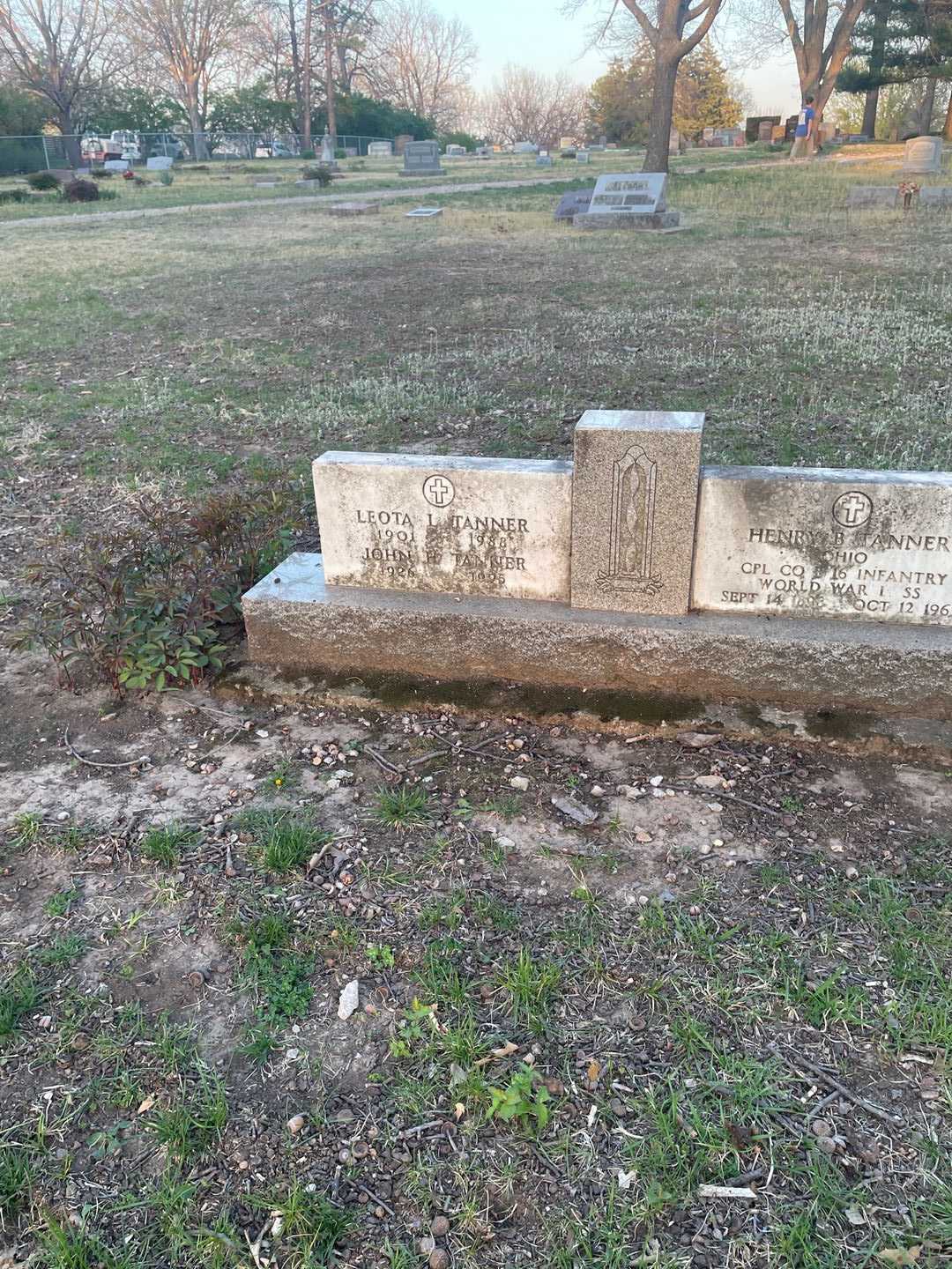 John Henry Tanner's grave. Photo 2