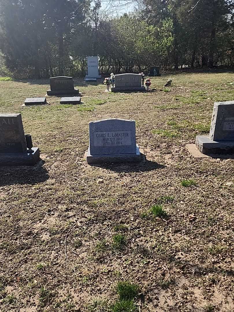 Chris E. LaMaster's grave. Photo 2