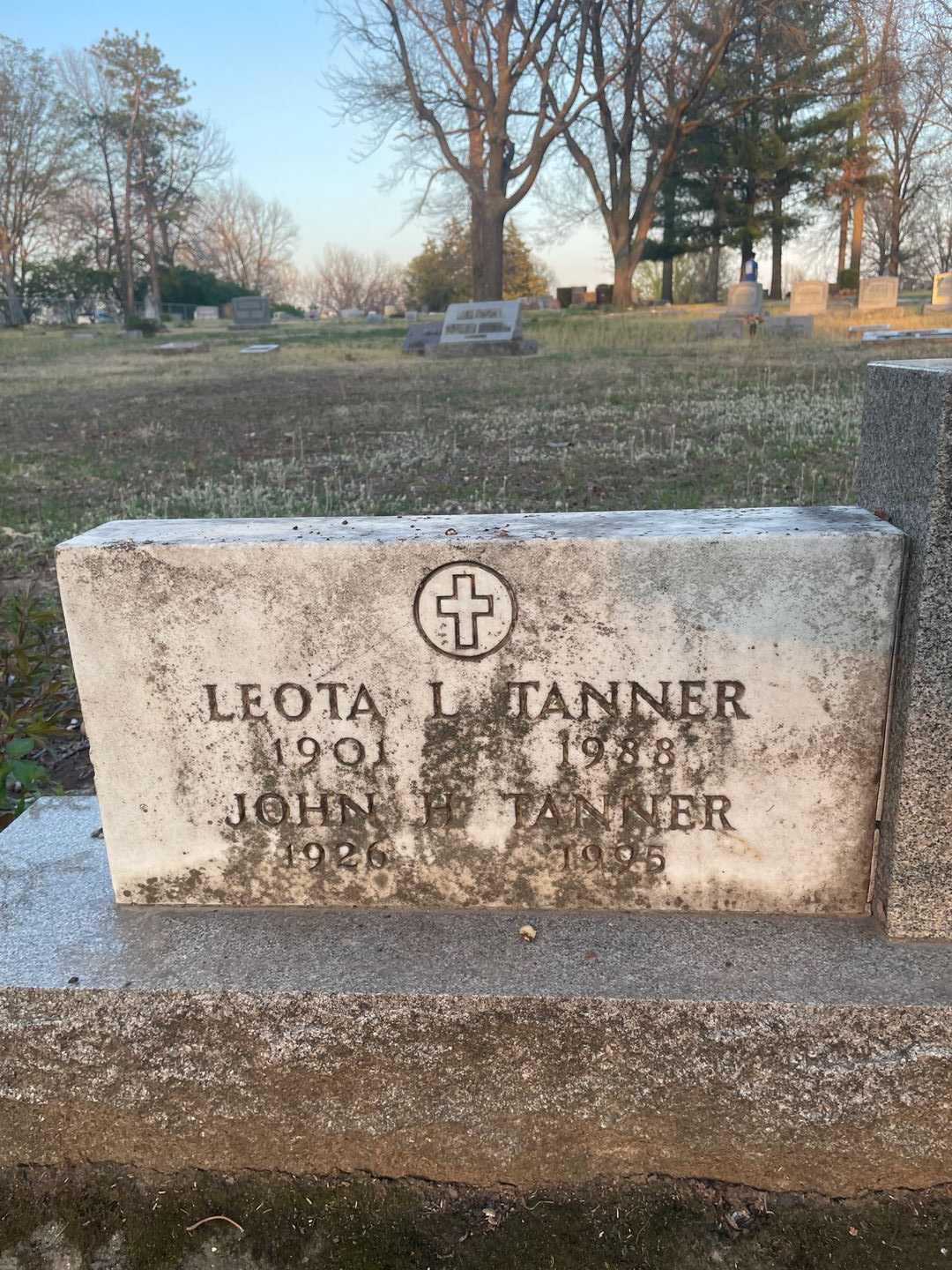 John Henry Tanner's grave. Photo 3