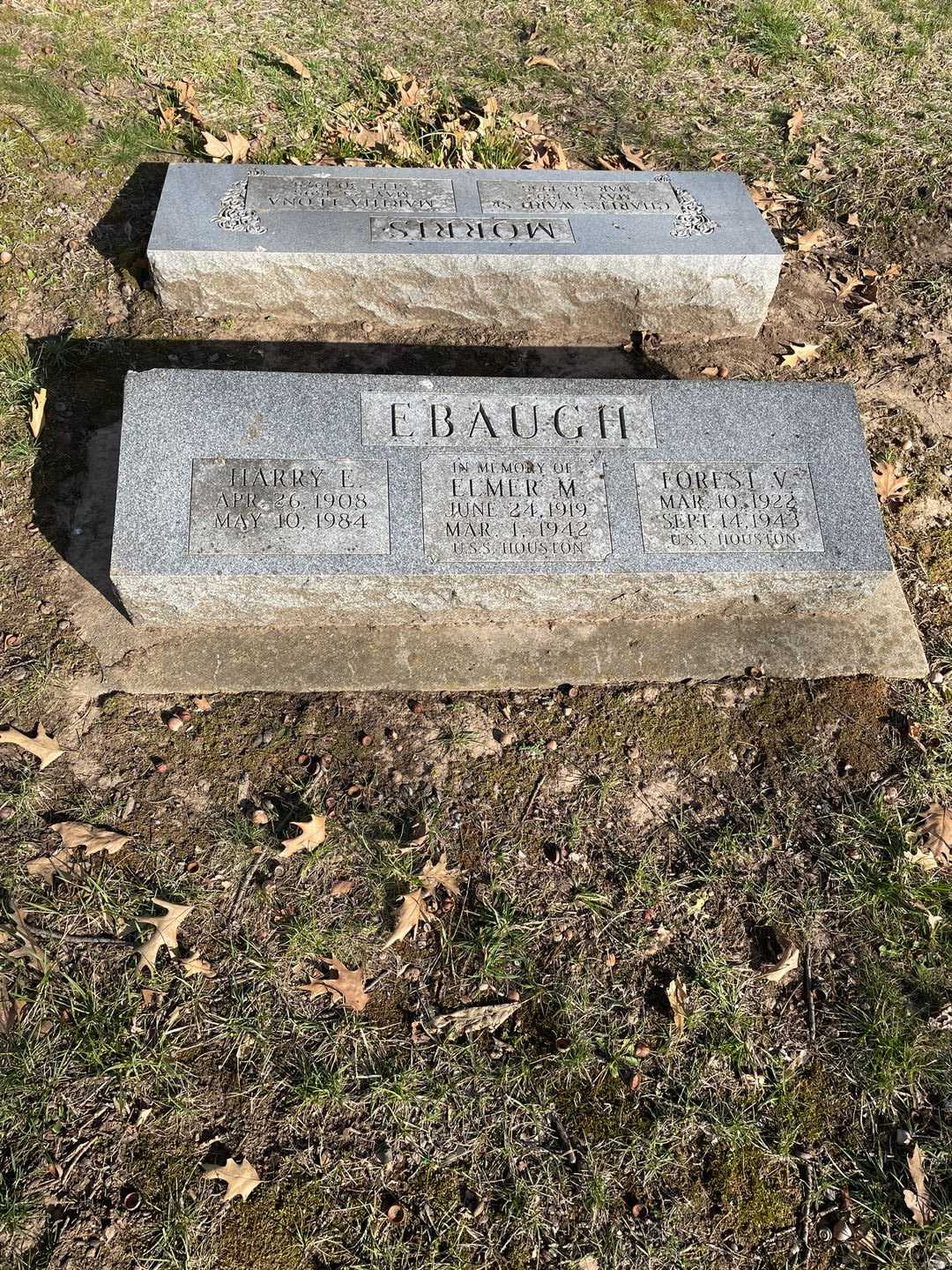 Elmer M. Ebaugh's grave. Photo 5