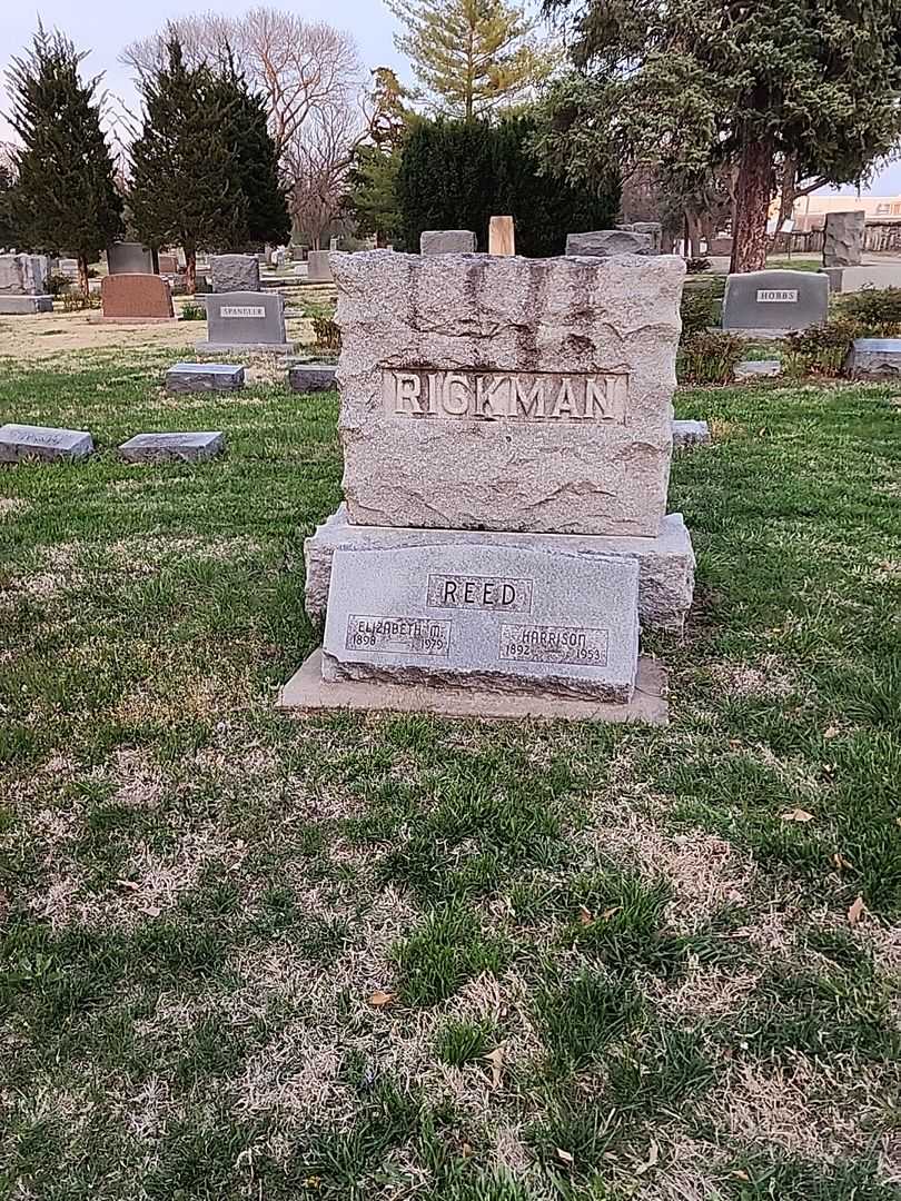 Elizabeth Mae Reed's grave. Photo 2