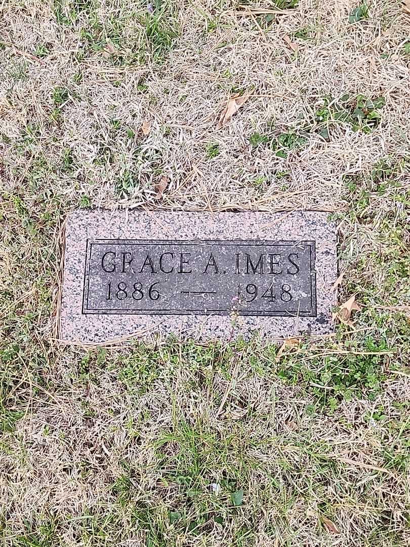 Grace Allen Imes's grave. Photo 3