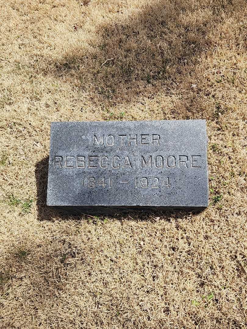 Rebecca Moore's grave. Photo 3