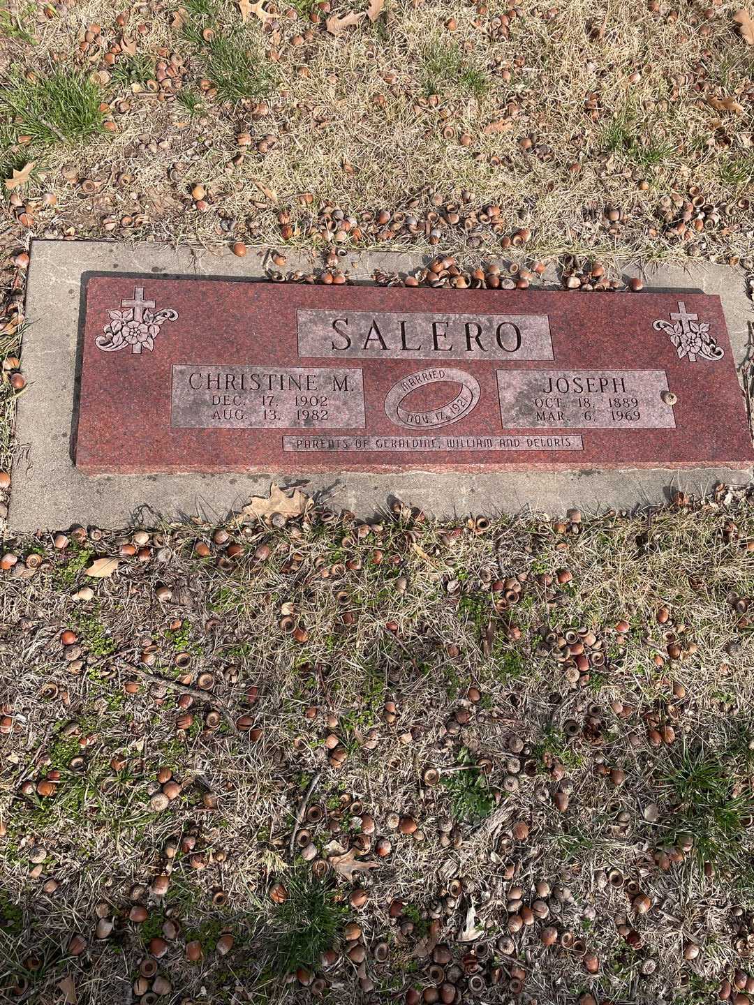 Christine M. Salero's grave. Photo 1
