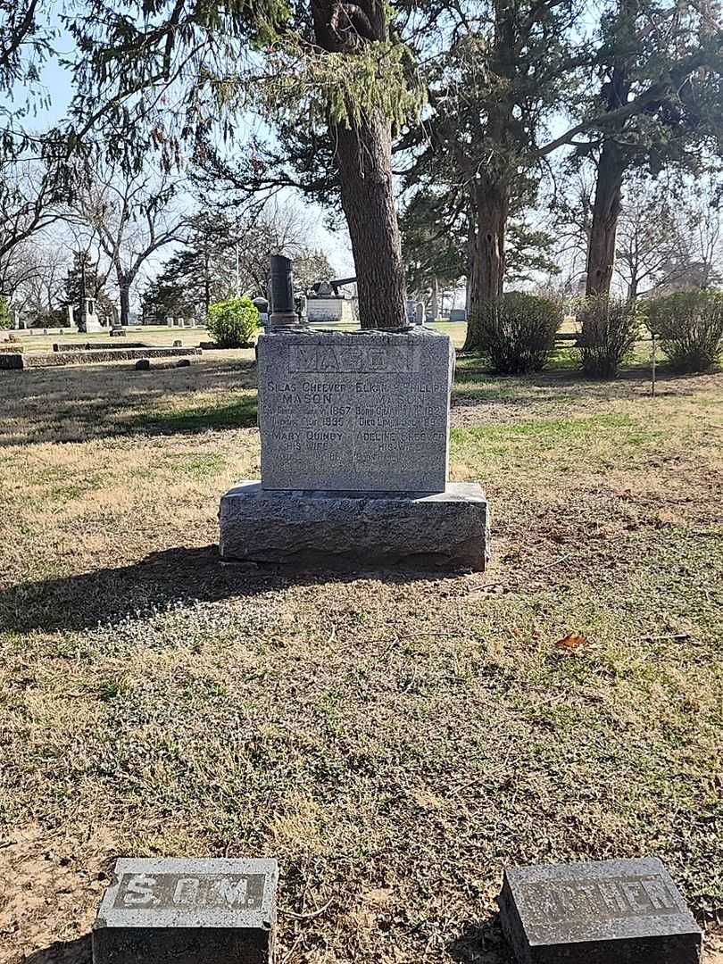 Mary Quinby Mason's grave. Photo 2