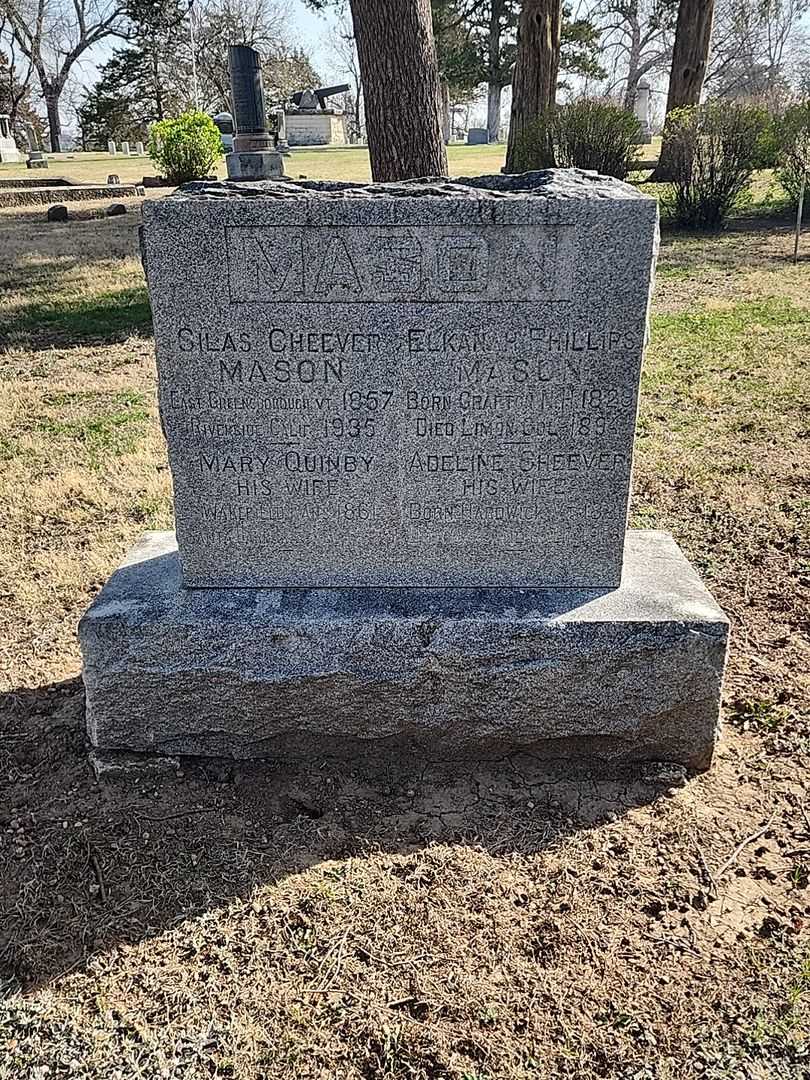 Mary Quinby Mason's grave. Photo 1