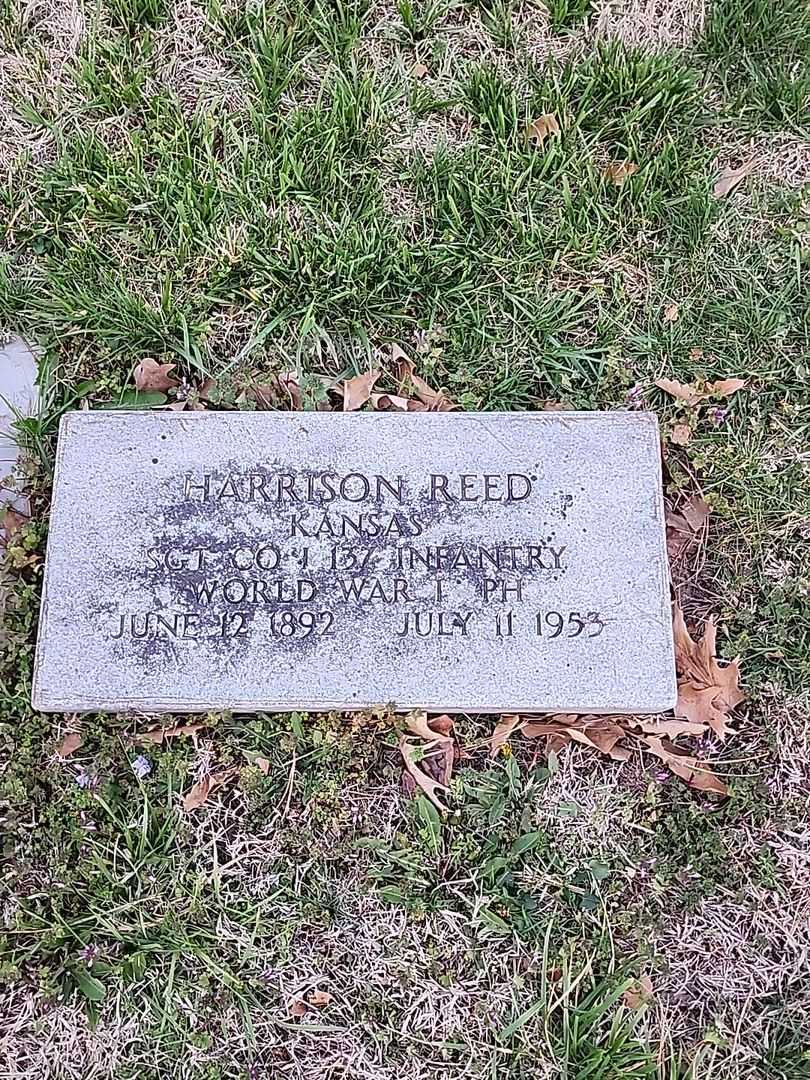 Harrison Reed's grave. Photo 3