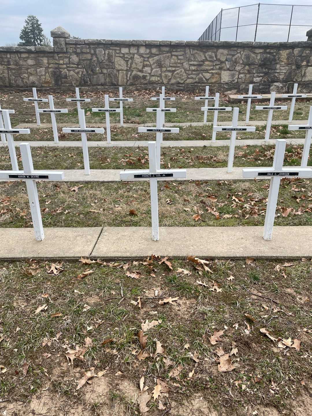 Francis J. Lee Junior's grave. Photo 2
