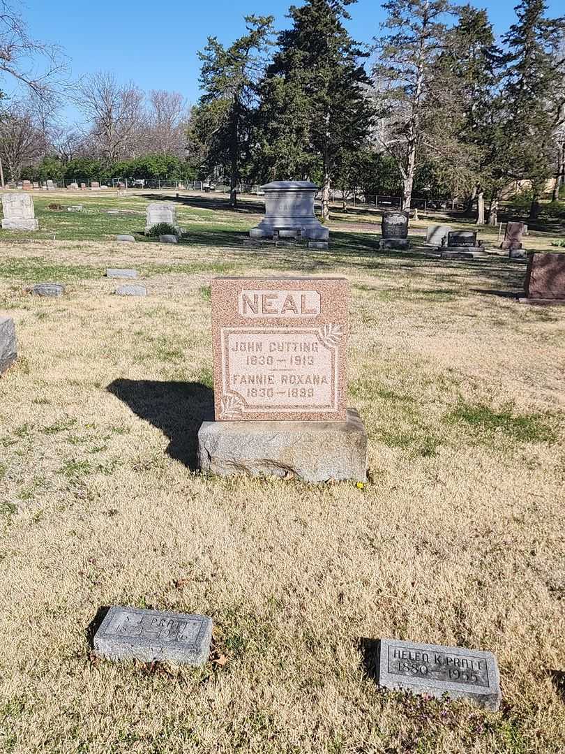 John Cutting Neal's grave. Photo 2