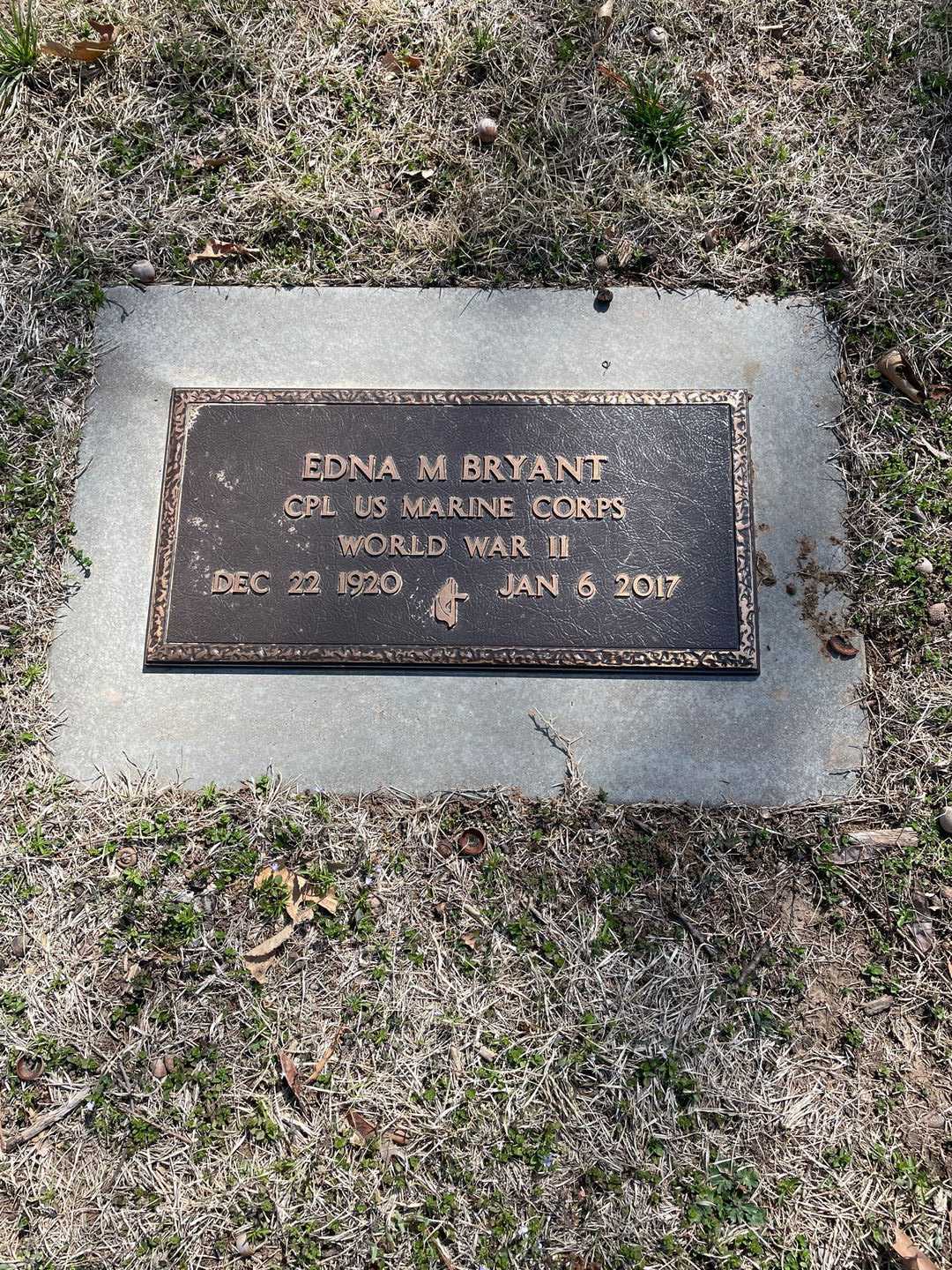 Edna Marguerite Dailey Bryant's grave. Photo 4