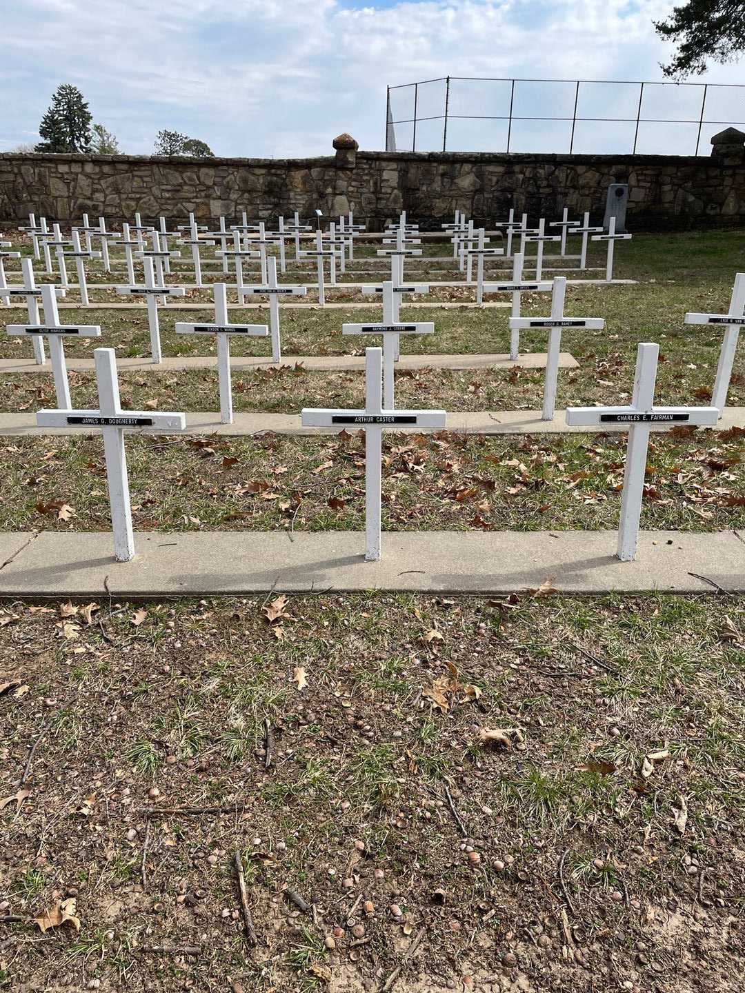 Arthur Caster's grave. Photo 2