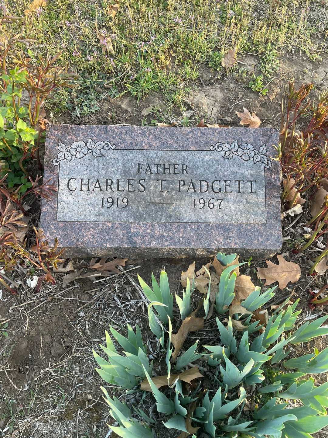 Charles T. Padgett's grave. Photo 1