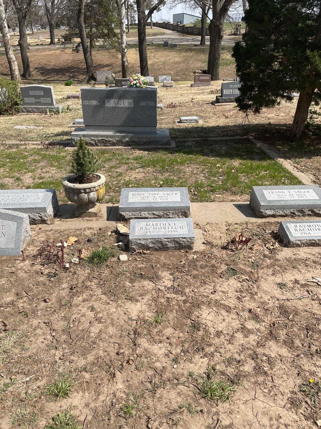 Martha L. Bachoritch's grave. Photo 2