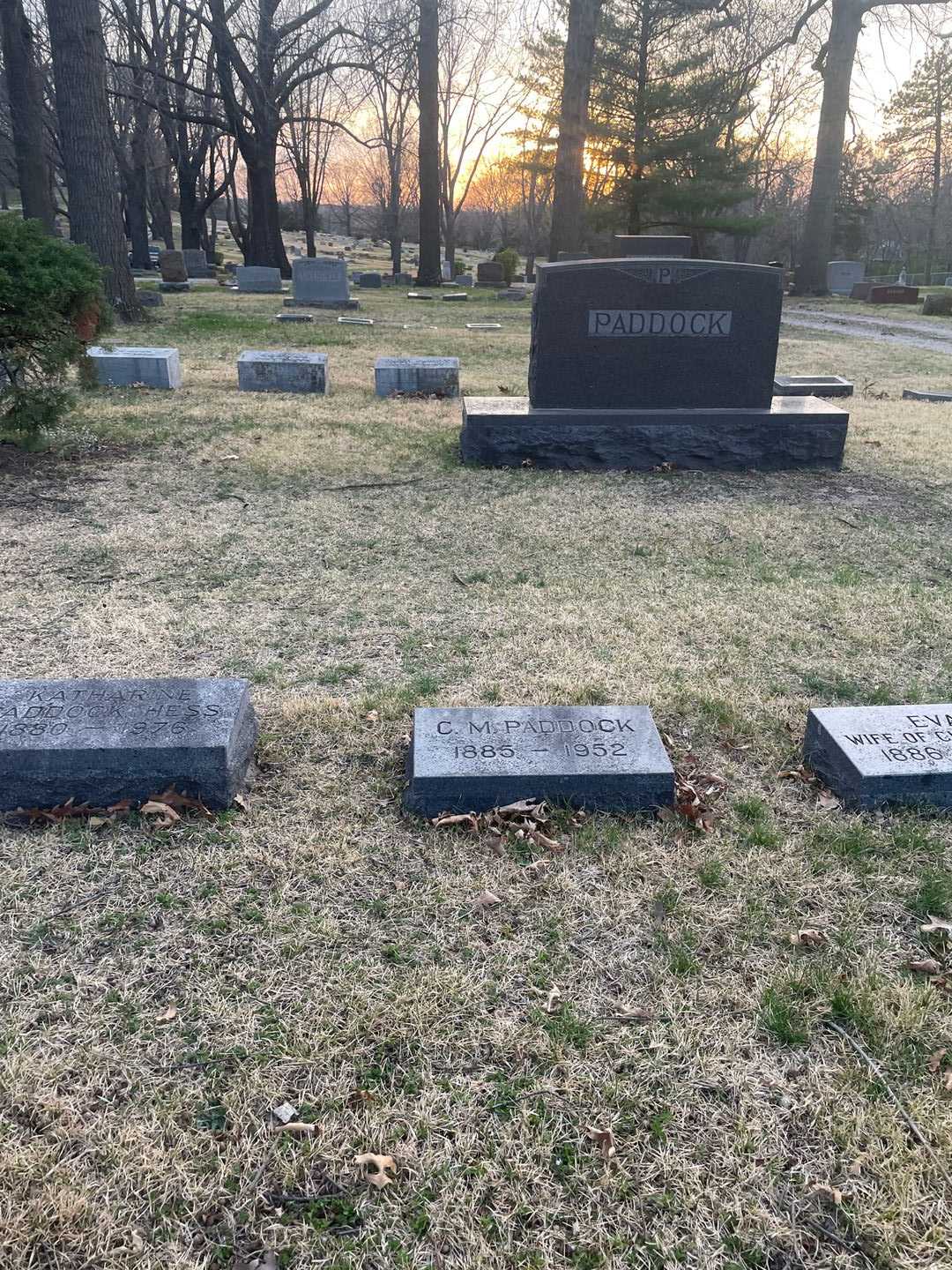 Charles M. Paddock's grave. Photo 2