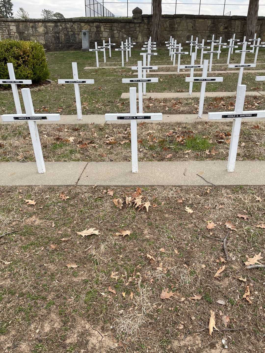 Charles M. Haines's grave. Photo 2
